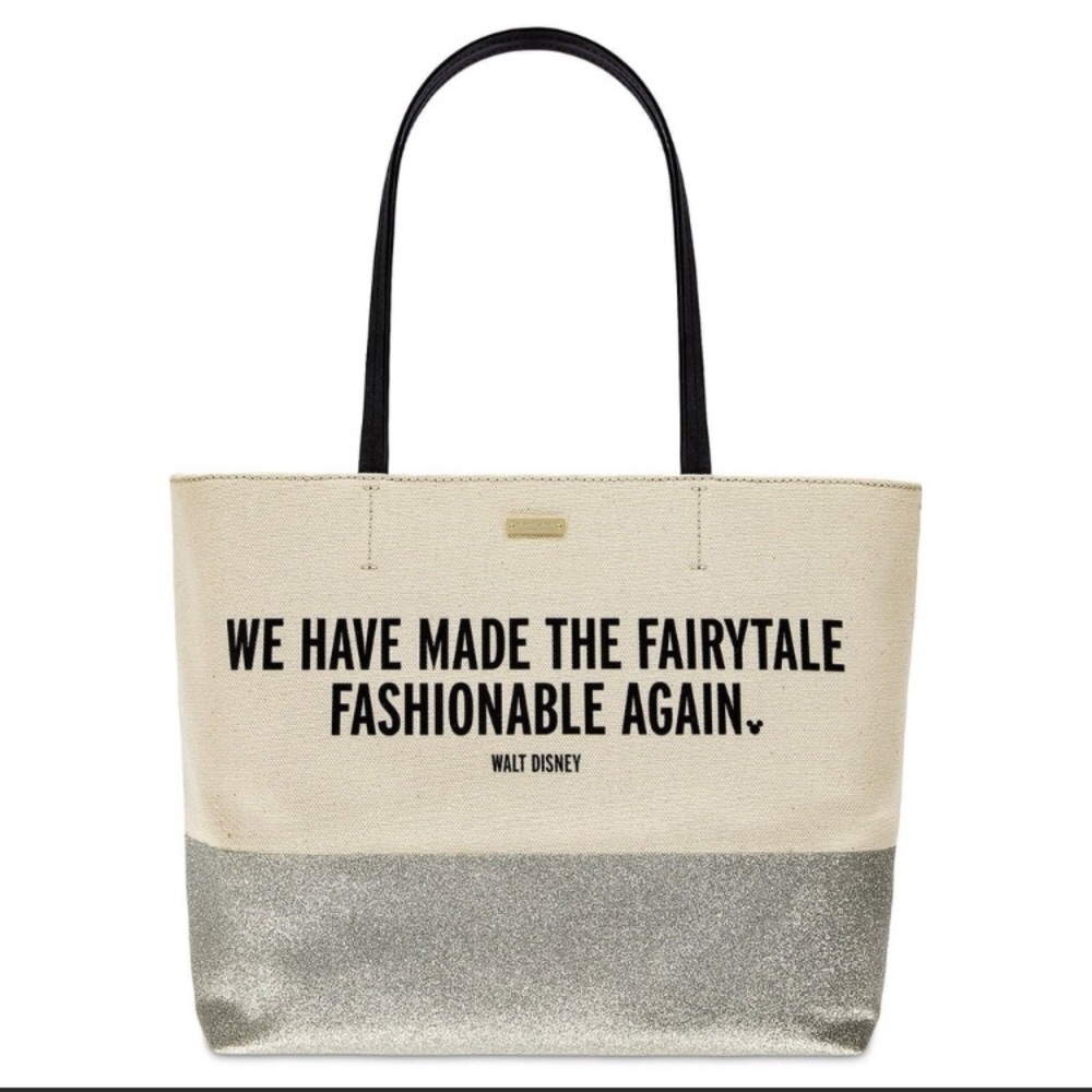 Kate spade LIMITED RELEASE Disney Quote Tote. New